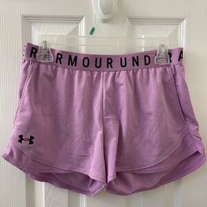 Under Armour Women's Lavender Athletic Shorts